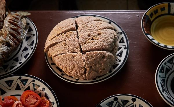Ugali, a staple starch in many parts of Africa, is filling but lacking in micronutrients. Ugali, a staple starch in many parts of Africa, is filling but lacking in micronutrients.