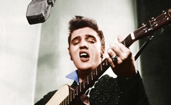 Elvis Presley, in the studio in 1956 — Presley's success was undoubtedly driven by the material he appropriated from black musicians. Elvis Presley, in the studio in 1956 — Presley's success was undoubtedly driven by the material he appropriated from black musicians.