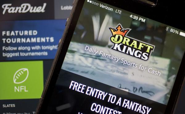 In New York, fantasy sports sites such as DraftKings and FanDuel — whose app and site are shown as they appeared in October — will now be regulated by the state's gaming commission. In New York, fantasy sports sites such as DraftKings and FanDuel — whose app and site are shown as they appeared in October — will now be regulated by the state's gaming commission.