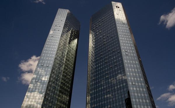 A view of the headquarters of Deutsche Bank in Frankfurt, Germany, on July 8, 2019. A view of the headquarters of Deutsche Bank in Frankfurt, Germany, on July 8, 2019.