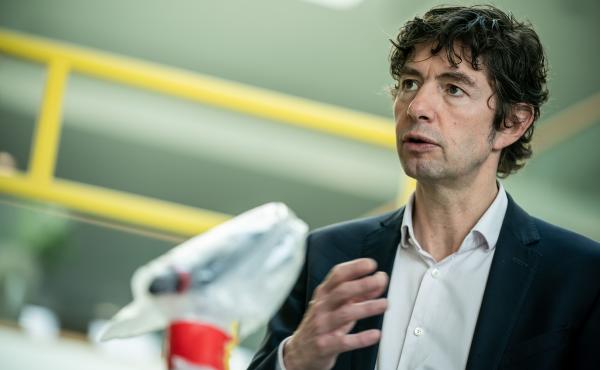 Christian Drosten, director of the Institute of Virology at Berlin's Charité hospital, is pictured after a news conference in Berlin on March 26, to comment on the spread of the novel coronavirus in Germany. Christian Drosten, director of the Institute of Virology at Berlin's Charité hospital, is pictured after a news conference in Berlin on March 26, to comment on the spread of the novel coronavirus in Germany.
