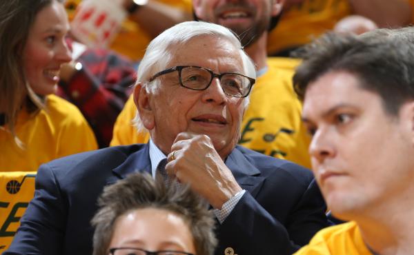 Former NBA Commissioner David Stern attends a game between the Houston Rockets and the Utah Jazz during the Western Conference Semifinals of the 2018 NBA Playoffs. Former NBA Commissioner David Stern attends a game between the Houston Rockets and the Utah Jazz during the Western Conference Semifinals of the 2018 NBA Playoffs.