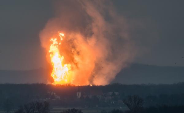 An explosion tore through an Austrian gas pipeline hub at Baumgarten on Tuesday. At least one person was killed, and now onlookers fear the explosion could send shock waves through the European gas supply. An explosion tore through an Austrian gas pipeline hub at Baumgarten on Tuesday. At least one person was killed, and now onlookers fear the explosion could send shock waves through the European gas supply.