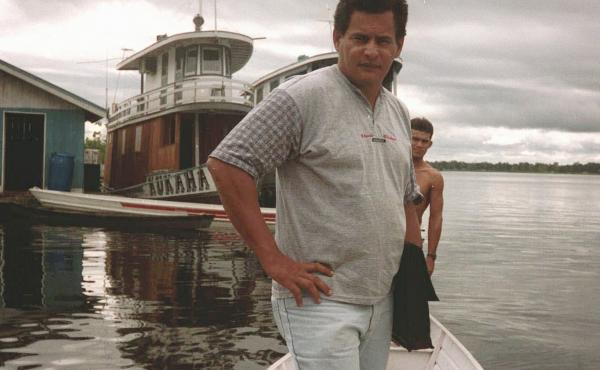 Reili Franciscato, pictured in 1997, on the Purus River in Brazil. Franciscato died Wednesday in the Amazon rainforest, shot with an arrow. Reili Franciscato, pictured in 1997, on the Purus River in Brazil. Franciscato died Wednesday in the Amazon rainforest, shot with an arrow.