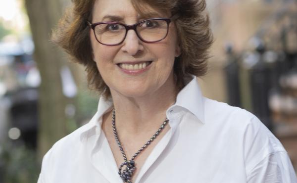 Delia Ephron, wearing a white collared shirt Delia Ephron, wearing a white collared shirt