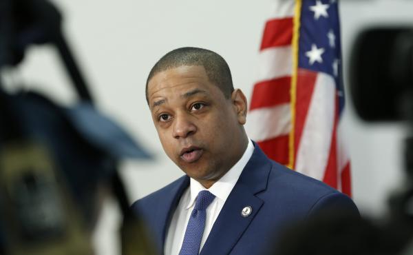 Virginia Lt. Gov. Justin Fairfax addresses sexual misconduct allegations made by two women against him and presented the results of a polygraph test, during a news conference in his office at the Capitol in Richmond, Va. Virginia Lt. Gov. Justin Fairfax addresses sexual misconduct allegations made by two women against him and presented the results of a polygraph test, during a news conference in his office at the Capitol in Richmond, Va.