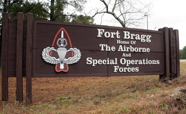 Fort Bragg in North Carolina is one of 10 bases that are named after Confederate military leaders. Fort Bragg in North Carolina is one of 10 bases that are named after Confederate military leaders.