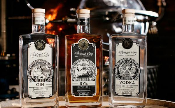 Among the products of Detroit City Distillery are Homegrown Rye Whiskey and Butcher's Cut Bourbon. Among the products of Detroit City Distillery are Homegrown Rye Whiskey and Butcher's Cut Bourbon.