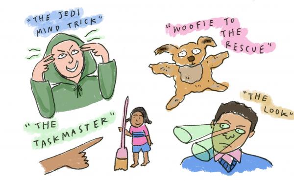 Illustration of discipline strategies. Illustration of discipline strategies.