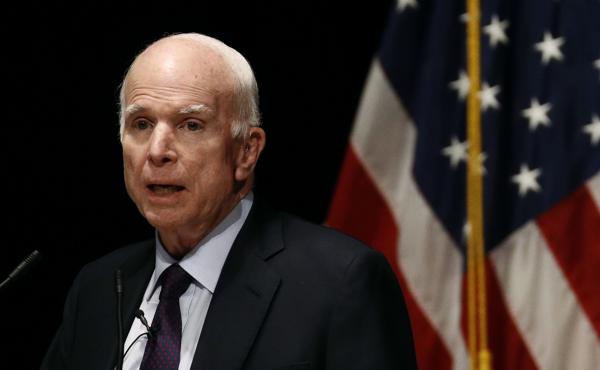 Sen. John McCain called President Trump's news conference with Russian President Vladimir Putin "one of the most disgraceful performances by an American president in memory." Sen. John McCain called President Trump's news conference with Russian President Vladimir Putin "one of the most disgraceful performances by an American president in memory."