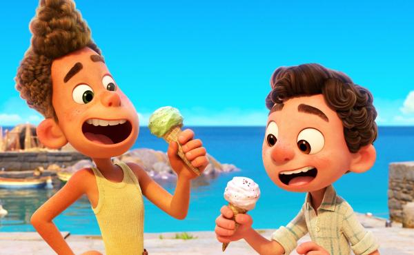 Two sea creatures go undercover as boys in a small Italian Riviera town in the charming Pixar film Luca. Two sea creatures go undercover as boys in a small Italian Riviera town in the charming Pixar film Luca.
