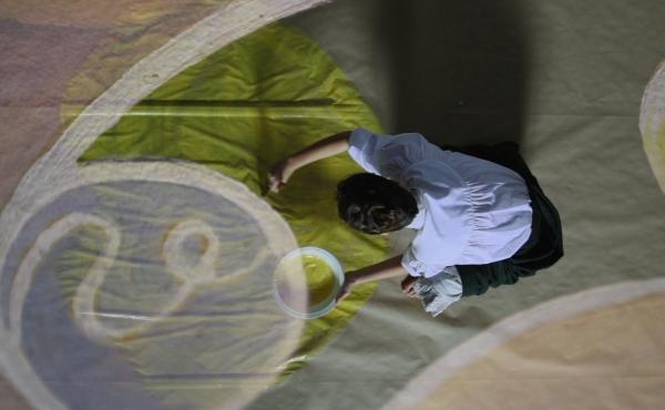 Hilma af Klint paints in the streaming-on-demand documentary Beyond the Visible: Hilma af Klint. Hilma af Klint paints in the streaming-on-demand documentary Beyond the Visible: Hilma af Klint.