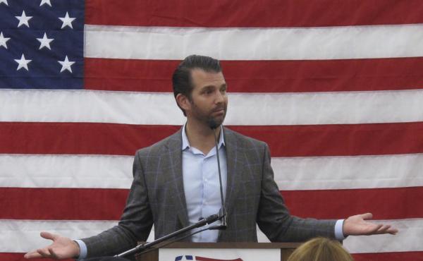 Donald Trump Jr. did not go into detail on what President Trump had advised. Asked last year for details by the BBC, Prime Minister Theresa May said, with an amused expression: "He told me I should sue the EU." Donald Trump Jr. did not go into detail on what President Trump had advised. Asked last year for details by the BBC, Prime Minister Theresa May said, with an amused expression: "He told me I should sue the EU."