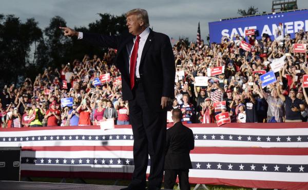 Former President Donald Trump has announced that he is suing three of the country's biggest tech companies: Facebook, Twitter and Google's YouTube. Here, he walks onstage during a rally on July 3 in Sarasota, Fla. Former President Donald Trump has announced that he is suing three of the country's biggest tech companies: Facebook, Twitter and Google's YouTube. Here, he walks onstage during a rally on July 3 in Sarasota, Fla.