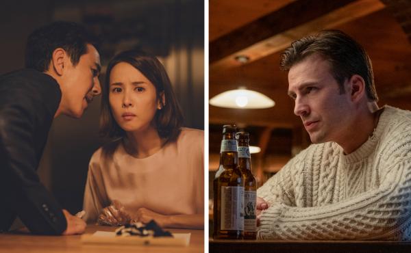 Parasite and Knives Out top Justin Chang's 2019 list of movie pairings. At left, Lee Sun-kyun and Cho Yeo-jeong play a wealthy couple whose hired help isn't quite what it seems in Bong Joon-ho's thriller, Parasite. Chris Evans (right) is a trust-fund play Parasite and Knives Out top Justin Chang's 2019 list of movie pairings. At left, Lee Sun-kyun and Cho Yeo-jeong play a wealthy couple whose hired help isn't quite what it seems in Bong Joon-ho's thriller, Parasite. Chris Evans (right) is a trust-fund play