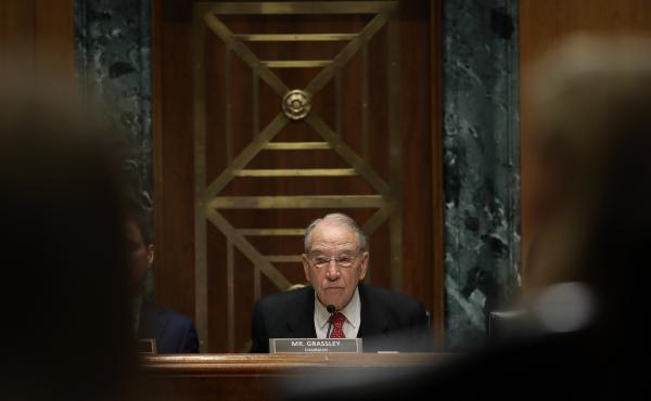 Sen. Chuck Grassley, R-Iowa, will lead the Senate Finance Committee's questioning Tuesday of executives from pharmacy benefit managers about drug costs. Sen. Chuck Grassley, R-Iowa, will lead the Senate Finance Committee's questioning Tuesday of executives from pharmacy benefit managers about drug costs.