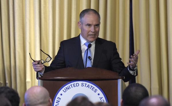 Scott Pruitt's comments on carbon dioxide come just over two weeks after he took the helm of the Environmental Protection Agency, the agency with the authority to regulate CO2 and other greenhouse gases as pollutants. Scott Pruitt's comments on carbon dioxide come just over two weeks after he took the helm of the Environmental Protection Agency, the agency with the authority to regulate CO2 and other greenhouse gases as pollutants.