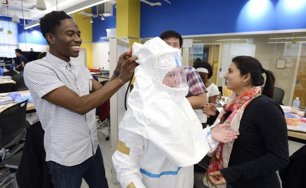 Man, that PPE is hot. And not in a good way. One challenge for the designers was to come up a way to give health workers more time in personal protective equipment without overheating. Man, that PPE is hot. And not in a good way. One challenge for the designers was to come up a way to give health workers more time in personal protective equipment without overheating.