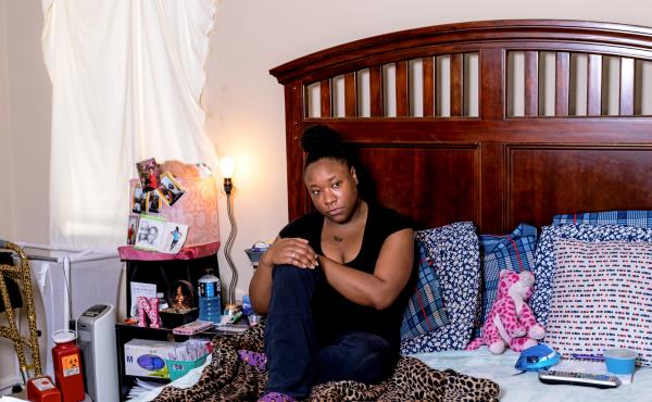 from local story: "Sickle cell pain has a mind of its own," said Anesha Barnes, who's had the disease since she was a baby. She says the longer she stays in a pain crisis, the harder it is to break out of it. from local story: "Sickle cell pain has a mind of its own," said Anesha Barnes, who's had the disease since she was a baby. She says the longer she stays in a pain crisis, the harder it is to break out of it.