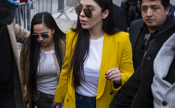 Court documents state that Emma Coronel Aispuro (center) controlled a vast fortune earned from the sale of multi-ton cocaine, heroin and marijuana shipments. Court documents state that Emma Coronel Aispuro (center) controlled a vast fortune earned from the sale of multi-ton cocaine, heroin and marijuana shipments.