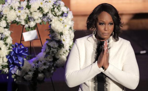 Maya Rockeymoore Cummings speaks during funeral services for the late U.S. Rep. Elijah Cummings last month in Baltimore. Maya Rockeymoore Cummings speaks during funeral services for the late U.S. Rep. Elijah Cummings last month in Baltimore.