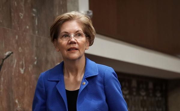 Sen. Elizabeth Warren arrives at a confirmation hearing before the Senate Armed Services Committee on March 1. Sen. Elizabeth Warren arrives at a confirmation hearing before the Senate Armed Services Committee on March 1.