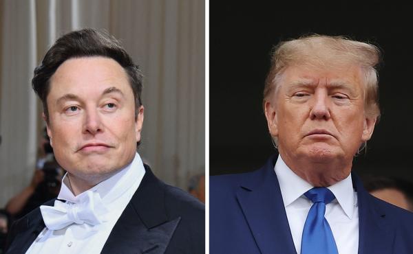 Left to right: Elon Musk and Donald Trump Left to right: Elon Musk and Donald Trump