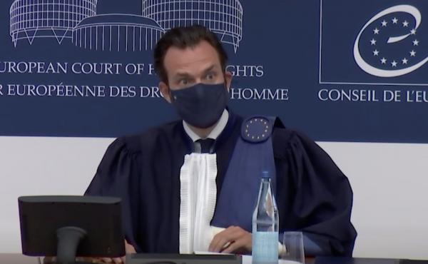 European Court of Human Rights President Robert Spano delivered the court's ruling on vaccine mandates, saying the benefits of such laws outweigh the intrusion into privacy. European Court of Human Rights President Robert Spano delivered the court's ruling on vaccine mandates, saying the benefits of such laws outweigh the intrusion into privacy.