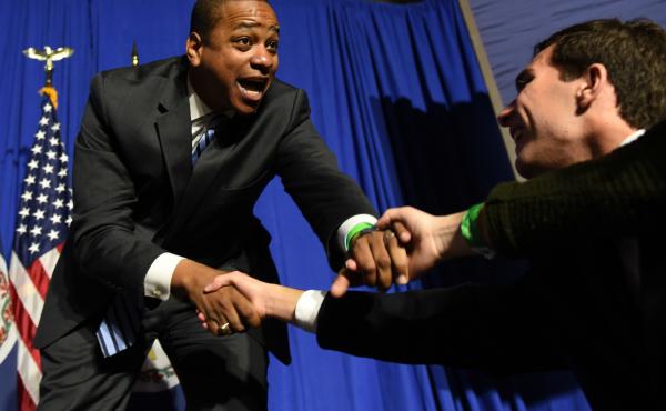 Lt. Gov. Justin Fairfax, D-Va., has not called for embattled Gov. Ralph Northam to resign. Should Northam step aside, Fairfax would become Virginia's second black Governor. Lt. Gov. Justin Fairfax, D-Va., has not called for embattled Gov. Ralph Northam to resign. Should Northam step aside, Fairfax would become Virginia's second black Governor.