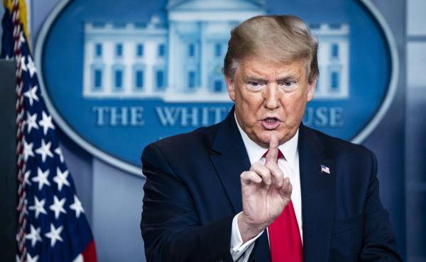 "When somebody's the president of the United States, the authority is total," President Trump said on Monday. "When somebody's the president of the United States, the authority is total," President Trump said on Monday.