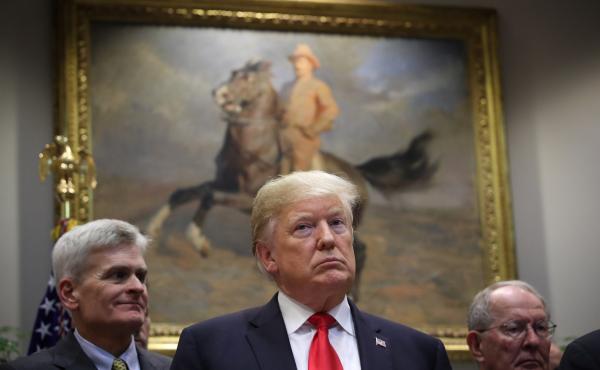 President Trump attends a signing ceremony for health care measures in the Roosevelt Room of the White House on Wednesday, the same day USA Today published an opinion column on the topic by the president. President Trump attends a signing ceremony for health care measures in the Roosevelt Room of the White House on Wednesday, the same day USA Today published an opinion column on the topic by the president.