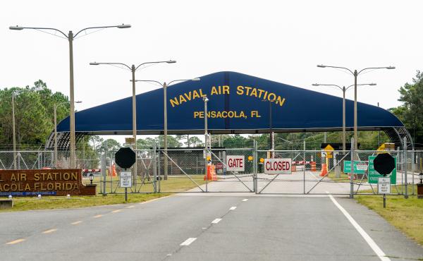 Three sailors were killed and eight injured in a shooting at the Pensacola Naval Air Station on Friday in Florida. The FBI is investigating the attack as an act of terrorism. Three sailors were killed and eight injured in a shooting at the Pensacola Naval Air Station on Friday in Florida. The FBI is investigating the attack as an act of terrorism.