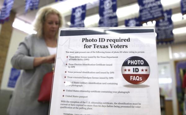 In her second ruling on the Texas Senate Bill, U.S. District Judge Nelva Gonzales Ramos said changes made to 2011 voter ID law did not "fully ameliorate" its "discriminatory intent." In her second ruling on the Texas Senate Bill, U.S. District Judge Nelva Gonzales Ramos said changes made to 2011 voter ID law did not "fully ameliorate" its "discriminatory intent."