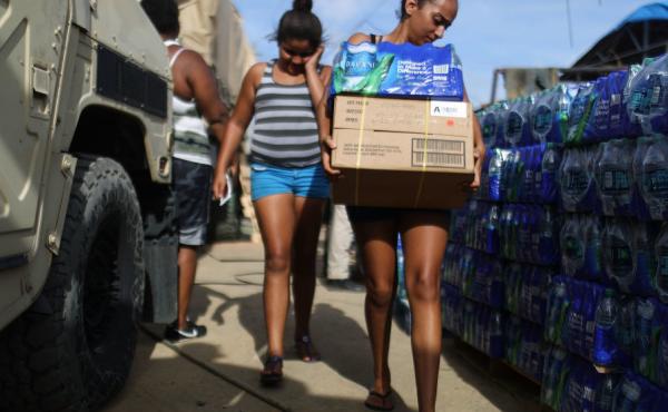 Puerto Rican residents received food and water from FEMA after Hurricane Maria, but many complained that some boxes were stuffed with candy and salty snacks, not meals. Puerto Rican residents received food and water from FEMA after Hurricane Maria, but many complained that some boxes were stuffed with candy and salty snacks, not meals.