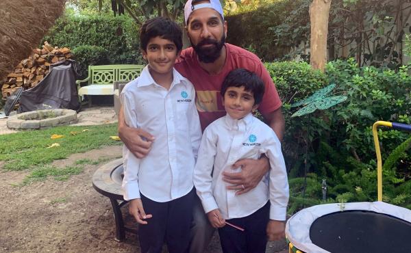 Ali Malik, 37, with his sons Muhammad Binyamin, 9, and Layth Noah, 5. Malik is part of a class action lawsuit against the FBI alleging religious discrimination and violations of surveillance laws. Ali Malik, 37, with his sons Muhammad Binyamin, 9, and Layth Noah, 5. Malik is part of a class action lawsuit against the FBI alleging religious discrimination and violations of surveillance laws.