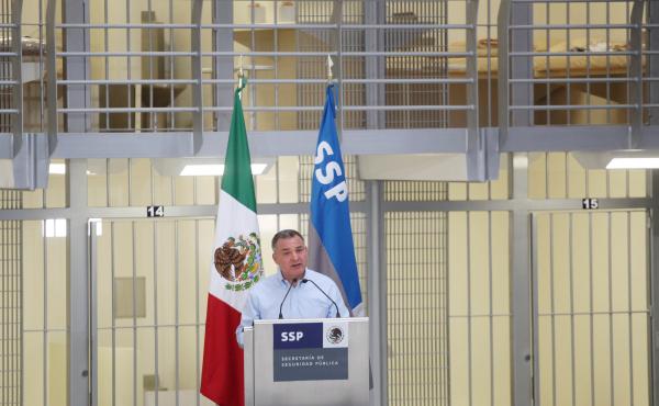 Genaro Garcia Luna delivers a speech in 2012 to mark the expansion of a federal prison. He served as Secretary of Public Security from 2006 to 2012. Genaro Garcia Luna delivers a speech in 2012 to mark the expansion of a federal prison. He served as Secretary of Public Security from 2006 to 2012.