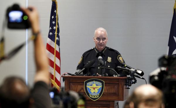 At a news conference on Tuesday regarding the death of Atatiana Jefferson, Fort Worth interim Police Chief Ed Kraus apologized to Jefferson's family and said the officer who shot her will be held responsible for his actions. At a news conference on Tuesday regarding the death of Atatiana Jefferson, Fort Worth interim Police Chief Ed Kraus apologized to Jefferson's family and said the officer who shot her will be held responsible for his actions.