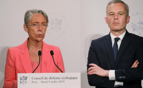 French Transport Minister Elisabeth Borne says a new tax on airfares "is a response to the ecological urgency and sense of injustice expressed by the French." She's seen here with Minister for the Ecological and Inclusive Transition Francois de Rugy. French Transport Minister Elisabeth Borne says a new tax on airfares "is a response to the ecological urgency and sense of injustice expressed by the French." She's seen here with Minister for the Ecological and Inclusive Transition Francois de Rugy.