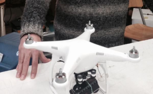 A drone is displayed Wednesday at Paris store Azur Modelisme. Law enforcement officials in the city are concerned about recent unexplained drone fly-bys of high-security sites, including the Eiffel Tower and the U.S. embassy. A drone is displayed Wednesday at Paris store Azur Modelisme. Law enforcement officials in the city are concerned about recent unexplained drone fly-bys of high-security sites, including the Eiffel Tower and the U.S. embassy.