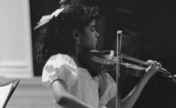 A young Maya Shankar. A young Maya Shankar.