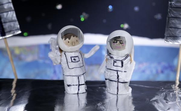 Astronauts thinking deep thoughts. Astronauts thinking deep thoughts.