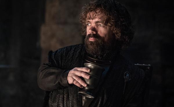 Tyrion (Peter Dinklage) in his cups (well, goblets, technically) on Game of Thrones. Tyrion (Peter Dinklage) in his cups (well, goblets, technically) on Game of Thrones.