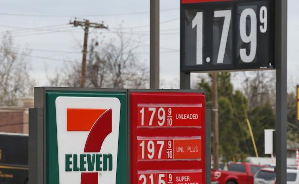 Gas prices are shown on a sign at a 7-11 in Oklahoma City last month. Amid a state budget slump, Oklahoma lawmakers are considering raising gas taxes for the first time in 30 years. Gas prices are shown on a sign at a 7-11 in Oklahoma City last month. Amid a state budget slump, Oklahoma lawmakers are considering raising gas taxes for the first time in 30 years.