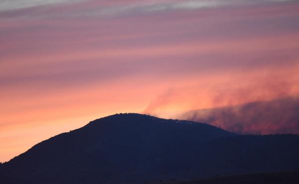 The Sawmill Fire burned near Tucson, Ariz., in late April 2017. Not all views of the blaze were nearly so scenic as this one, shot at sunset by the Arizona Department of Forestry and Fire Management. The Sawmill Fire burned near Tucson, Ariz., in late April 2017. Not all views of the blaze were nearly so scenic as this one, shot at sunset by the Arizona Department of Forestry and Fire Management.