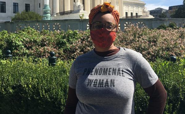 Renee-Lauren Ellis, a Washington, D.C.-area attorney, says, "It's dire that something as fundamental as what I do with my body is up for debate still, in 2020." Renee-Lauren Ellis, a Washington, D.C.-area attorney, says, "It's dire that something as fundamental as what I do with my body is up for debate still, in 2020."