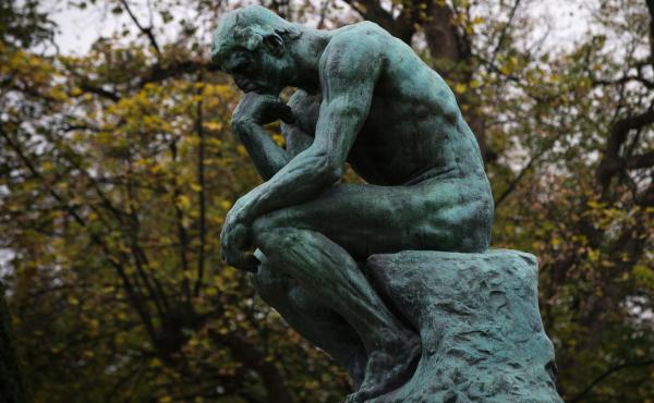 The Rodin Museum in Paris is selling sculptures to pay the bills — and that's exactly as the artist intended. When he died in 1917, Auguste Rodin left the museum plaster casts for just this purpose. Above, The Thinker (Le Penseur) is pictured ahead of t The Rodin Museum in Paris is selling sculptures to pay the bills — and that's exactly as the artist intended. When he died in 1917, Auguste Rodin left the museum plaster casts for just this purpose. Above, The Thinker (Le Penseur) is pictured ahead of t