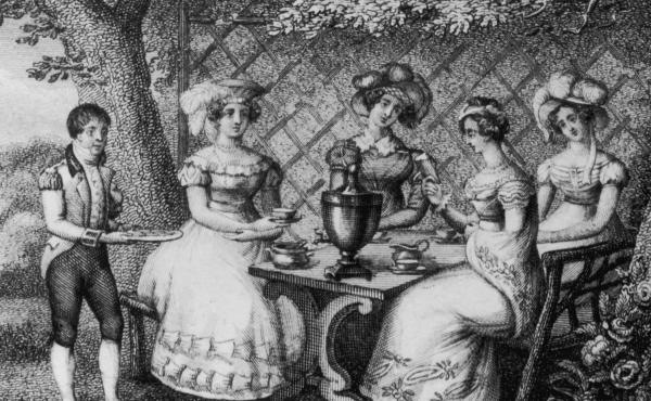 For centuries, tea drinking has been synonymous with female tittle-tattle — even though men drank just as much tea. Old dictionaries of English slang provide colorful proof of this association. For centuries, tea drinking has been synonymous with female tittle-tattle — even though men drank just as much tea. Old dictionaries of English slang provide colorful proof of this association.