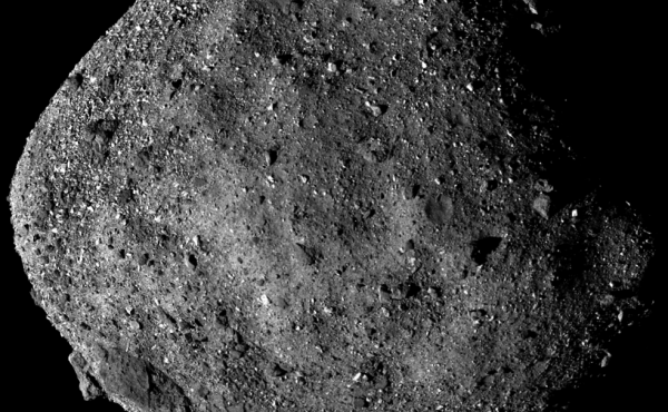 This image of Bennu, taken from a range of 15 miles, shows its unexpectedly rough and rocky surface. This image of Bennu, taken from a range of 15 miles, shows its unexpectedly rough and rocky surface.