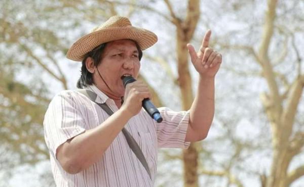 Myanmar poet Khet Thi died in police custody early last month. Authorities "said he died because of heart disease," his widow Chaw Su says. "But they just beat his head in." Myanmar poet Khet Thi died in police custody early last month. Authorities "said he died because of heart disease," his widow Chaw Su says. "But they just beat his head in."