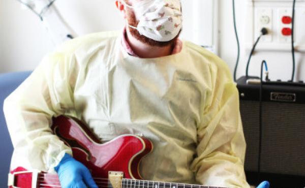 Music therapist Brian Schreck began working with Nate Kramer after he was diagnosed with leukemia. Together, they recorded a song of Nate's heartbeat layered over melodies. Music therapist Brian Schreck began working with Nate Kramer after he was diagnosed with leukemia. Together, they recorded a song of Nate's heartbeat layered over melodies.